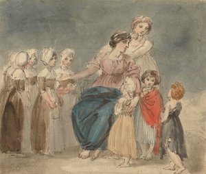 Hayırsever Çocuklar ve Küçük Serseriler by Thomas Stothard