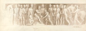 Büyük Merdiven, Buckingham Sarayı, Merkez ve 2d için Tasarım by Thomas Stothard