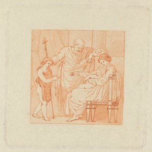 [One from] Two Albums, kitap illüstrasyonları için Stothard'ın toplam 213 çizimini içerir by Thomas Stothard
