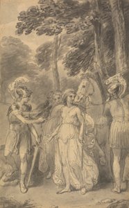 Fenelon'un "Ulysses oğlu Telemachus'un Maceraları" adlı eserinin Altı İllüstrasyonundan biri by Thomas Stothard