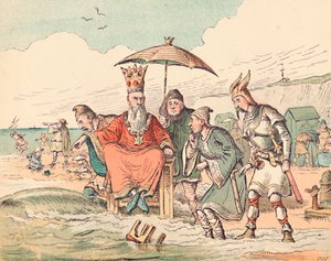 Canute ve Saraylılar, c1884