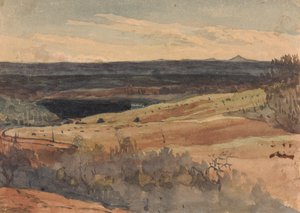 Engebeli Tarlalar, Uzaktaki Dağlar by Thomas Sully