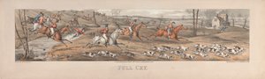 Dörtlü set: Full Cry. Londra, pub. Thos tarafından McLean, 1824