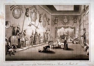 Hoplotheca, Brook Caddesi, Westminster, Londra, c1810 by Thomas Sutherland