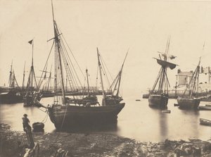 Liman Sahnesi, ca. 1855. by Thomas Sutton.