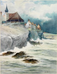 Cullercoats (kağıt üzerinde kurşun kalem, tuvalet ve gövde rengi) by Thomas Swift Hutton