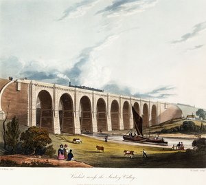 Sankey Vadisi boyunca Viyadük, 1831