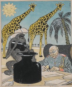 Sömürgeler Alman hükümeti altında gelişemez, çünkü mürekkep kurur..., 1903.