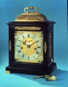 Sussex Tompion, Charles II çarpıcı bir çeyrek tekrarlı sekiz günlük masa saati, c.1675-80