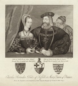 Charles Brandon Suffolk Dükü ve Fransa Kraliçesi Mary