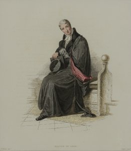 Master of Arts, J. Agar tarafından kazınmış, R. Ackermann'ın 'History of Oxford', 1814'te yayınlanmıştır (el renkli gravür)