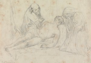 Ölümü - William Etty RA tarafından ayarlandı