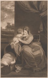 Elizabeth Lady Melbourne, Saygıdeğer Oğlu ile birlikte. Peniston Kuzu