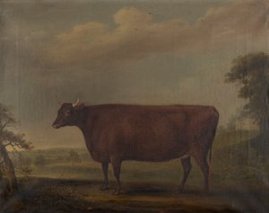 Manzarada Red Devon Düveler, 1812 dolayları (tuval üzerine yağlı boya)