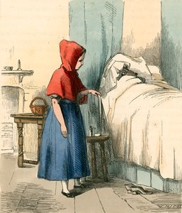 Büyükannesinin başucunda by Thomas Webster