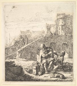 Lazarillo, Zavallı Kör Dilenciden Üzüm Çalıyor, 17. yüzyıl.