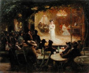 Bir Açık Hava Konseri, Paris by Thomas William Morley