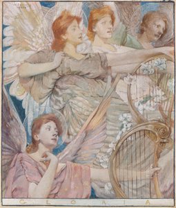 gloria by Thomas Wilmer Dewing