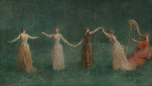 Yaz by Thomas Wilmer Dewing