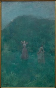 Yaz, 1893 by Thomas Wilmer Dewing