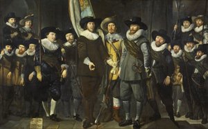 Kaptan Allaert Cloeck ve Teğmen Lucas Jacobsz Rotgans komutasındaki Amsterdam III Bölgesi Sivil Muhafızları, 1632 by Thomas de Keyser