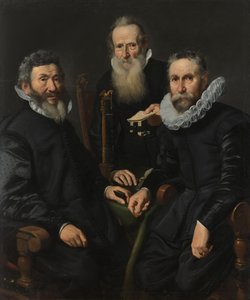 Kimliği Bilinmeyen Bir Yönetim Kurulunun Grup Portresi Tanımlanamayan Bir Cesedin Grup Portresi by Thomas de Keyser