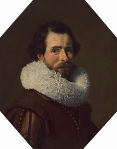Süslü Ruff Giyen Bir Beyefendinin Portresi, 1627.