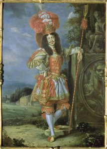 Leopold I (1640-1705), Kutsal Roma İmparatoru, tiyatro kostümü içinde, La Galatea