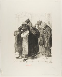Biri Kanunun Tarafında Soygun Yapar by Théophile Alexandre Pierre Steinlen