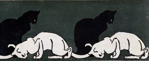Steinlen tarafından kediler by Théophile Alexandre Steinlen