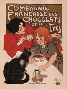Fransız Çikolata ve Çay Şirketi Posteri, 1895