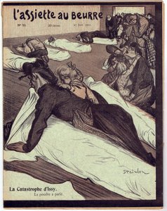 “” L’Plate au beurre”” kapağı, satirik renkli by Théophile Alexandre Steinlen