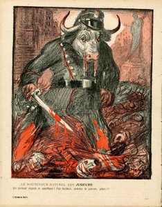 “L’Plate au beurre”” kapağı, 357 numara, Renklerde Hiciv by Théophile Alexandre Steinlen