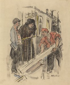 Dedikodular, 19. yüzyıl sonu - 20. yüzyıl başı. by Théophile Alexandre Steinlen