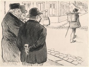 Bir Ressam Gibi Davranıyor, 19. yüzyılın sonları ve 20. yüzyılın başlarında. by Théophile Alexandre Steinlen