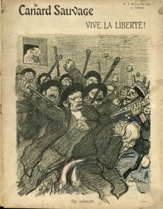 Yaban Ördeği Kapağı için Steinlen (1859-1923) çizimi by Théophile Alexandre Steinlen