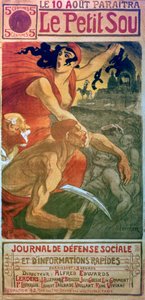 Le Petit Sou Sosyalist Dergisi, c1879-1923 by Théophile Alexandre Steinlen