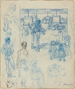 hindistan cevizi tüccarı by Théophile Alexandre Steinlen