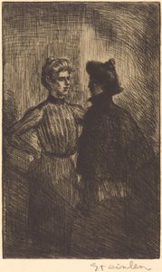 Karşılaşma Buluşuyor, 1902. by Théophile Alexandre Steinlen