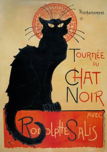 Kara Kedi Turu by Théophile Alexandre Steinlen