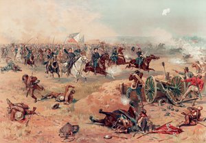 Sheridan'ın Winchester'daki Son Hücumu, pub. 1886. by Thure de Thulstrup