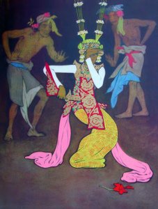 Klasik Bali dansçıları by Thyra Kleen