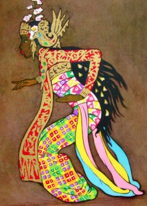 Klasik Bali dansçısı by Thyra Kleen