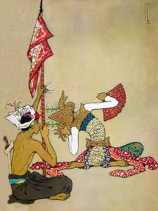 Klasik Bali dansçısı by Thyra Kleen