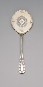 "Papatya" desenli karabuğday keki sunucusu, c.1875-80 (gümüş ve yaldızlı) by Tiffany and Company