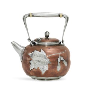 Çaydanlık, c.1880 (gümüş ve bakır) by Tiffany and Company