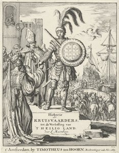 Kudüs arması ile şövalye Kimden: Haçlıların Tarihi, Kurtuluşuna Kadar by Timotheus Ten Hoorn