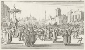 Papa II. Urban, Birinci Haçlı Seferini vaaz ediyor, 1683 by Timotheus Ten Hoorn