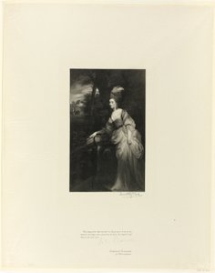 Georgiana, Devonshire Düşesi, Eski İngiliz Ustalarından by Timothy Cole