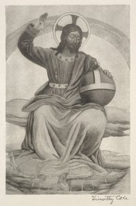 Eski İtalyan Ustalar: İsa Enthroned, 1888-1892. by Timothy Cole